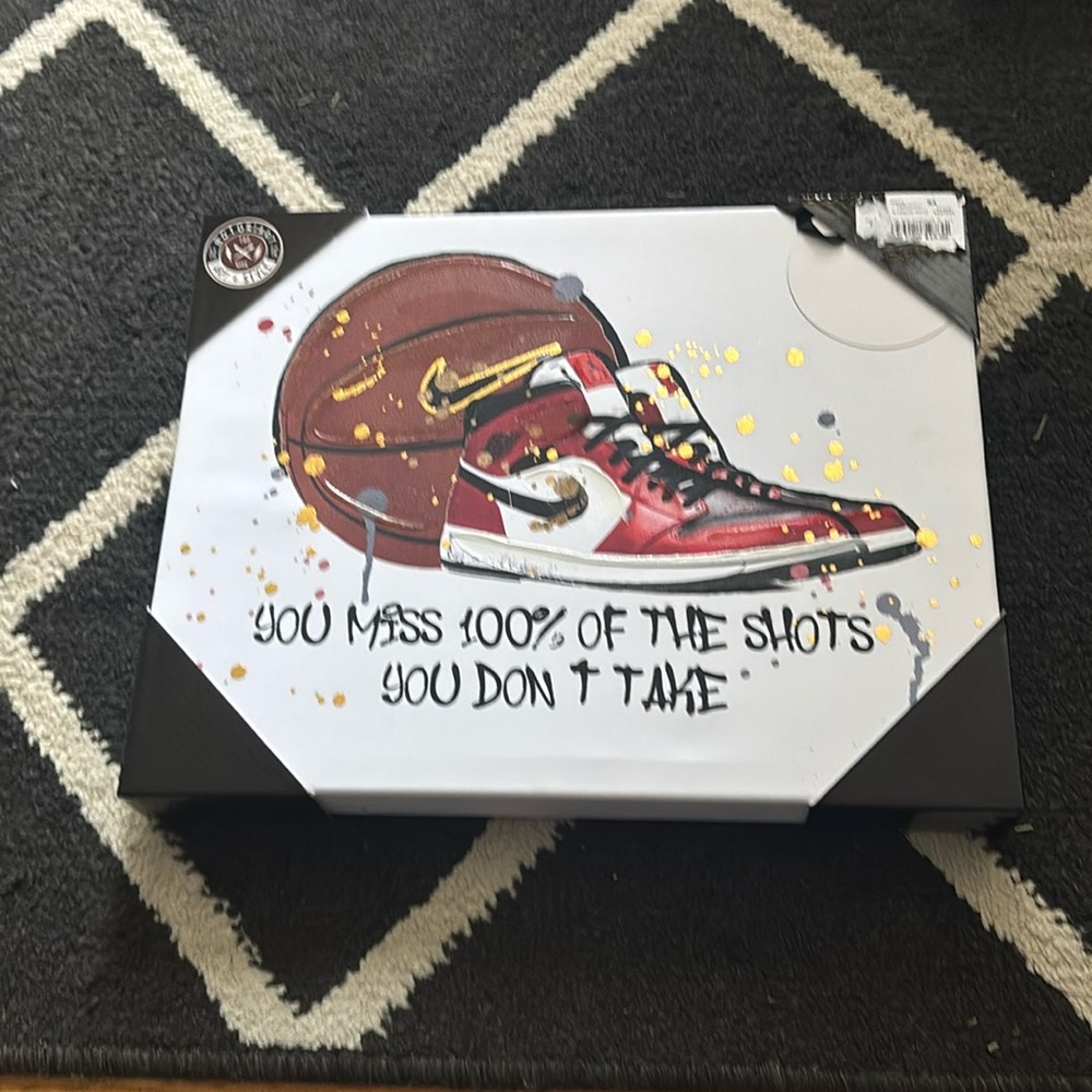 Jordan poster “you miss 100% of the shots you don’t take”